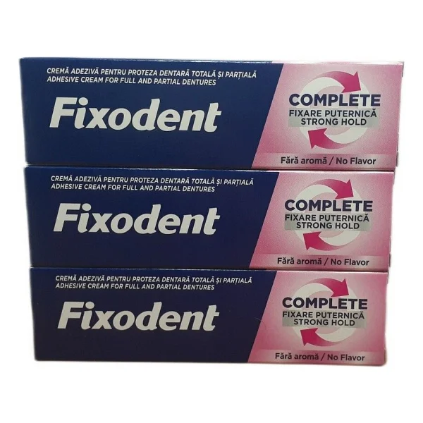 Fixodent Complete Güçlü Tutuş Aromasız 47 Gr 3 Adet Protez Diş Yapıştırıcı - Görsel 10