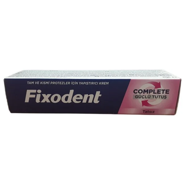 Fixodent Complete Güçlü Tutuş Aromasız 47 Gr 3 Adet Protez Diş Yapıştırıcı - Görsel 5