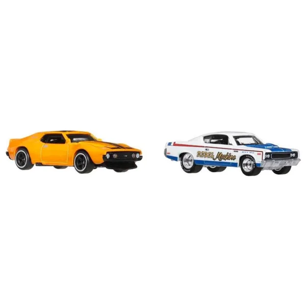 Hot Wheels Premium Car Culture '71 Amc Javelin Ve Amc Rebel Machine 2'li Araba Seti Hbl96-Jbl06 - Görsel 3