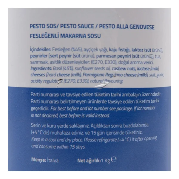 Chefline Pesto Sos 1 Kg - Görsel 3