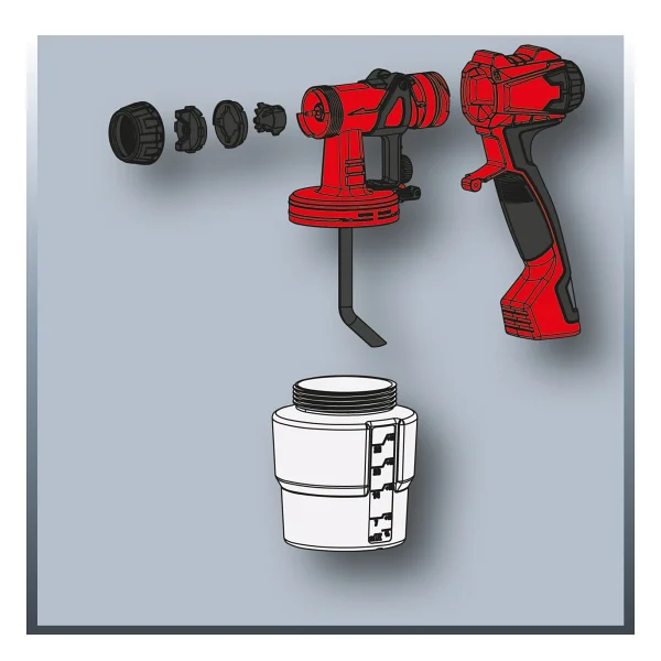 Einhell Tc-Sy 700 S Elektrikli Boya Tabancası - Görsel 3