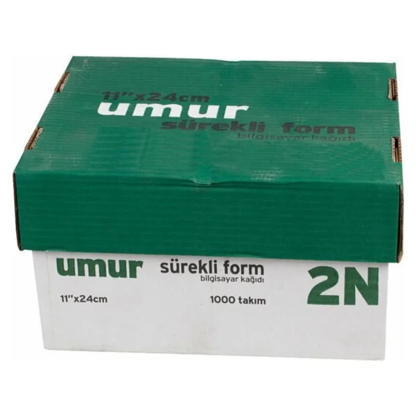 Sureklı Form Kağıdı 11x24cm 2 Nüsha Renkli 1000lı - Görsel 2