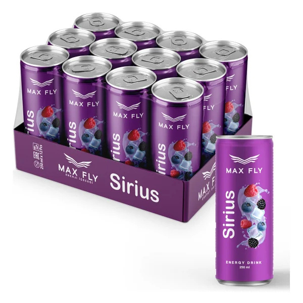 Max Fly Sirius Enerji Içeceği 250 Ml 12 Adet - Görsel 9