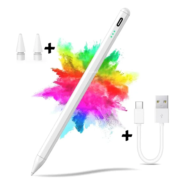 Xiaomi Redmi Pad 2 Pad Se 11ınç Mi Pad 7 Uyumlu Tablet Kalemi Çizim Ve Yazı Kalemi Stylus Active Pen 2adet Uç - Beyaz - Görsel 8