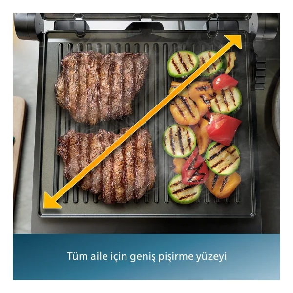 Philips 7000 Serisi Izgara Ve Tost Makinesi, 8 Ön Ayarlı Programlar, Gıda Termometresi Hd6307 + Hassas Mutfak Tartısı - Görsel 9