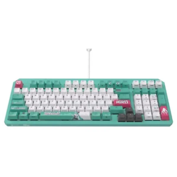Asus Tuf Gaming K3 Gen Iı Hatsune Miku Edition %96 RGB Red Switch Kablolu Mekanik Oyuncu Klavyesi - Görsel 5