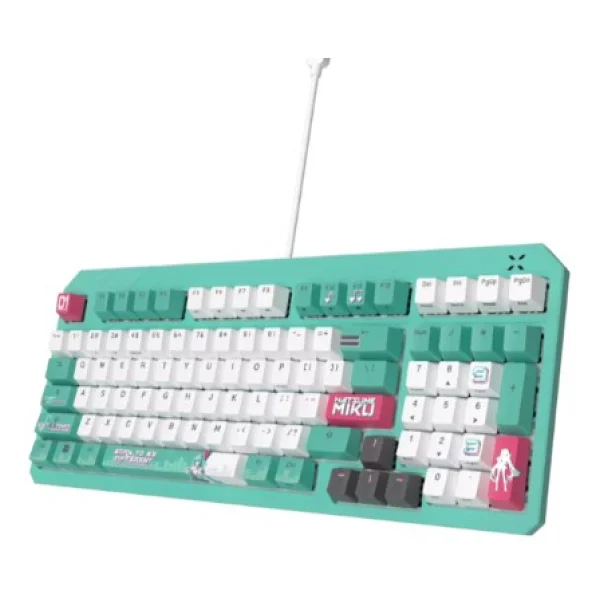 Asus Tuf Gaming K3 Gen Iı Hatsune Miku Edition %96 RGB Red Switch Kablolu Mekanik Oyuncu Klavyesi - Görsel 4