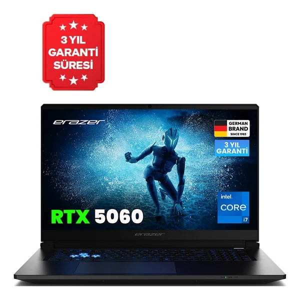Erazer Defender 17 P1 Md600007 İ7-13620h 16 GB 1 TB SSD Rtx5060 17.3" Qhd Gaming Laptop - Görsel 8