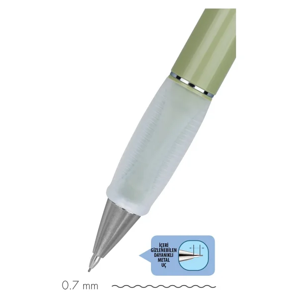 Serve Deep Toprak Serisi Yaprak Yeşili 0.7 Mm Uçlu Kalem - Görsel 10