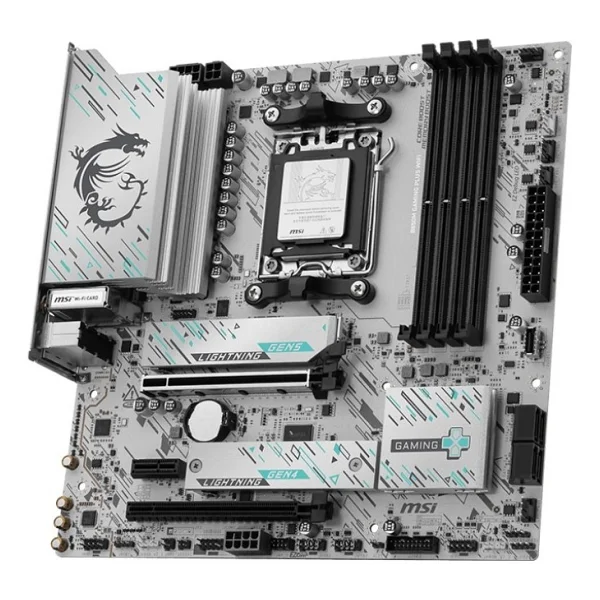 Msı B850m Gaming Plus Wi-Fi AMD Am5 DDR5 Micro Atx Anakart - Görsel 2