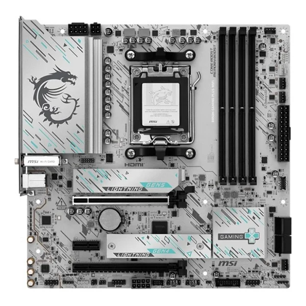 Msı B850m Gaming Plus Wi-Fi AMD Am5 DDR5 Micro Atx Anakart - Görsel 3