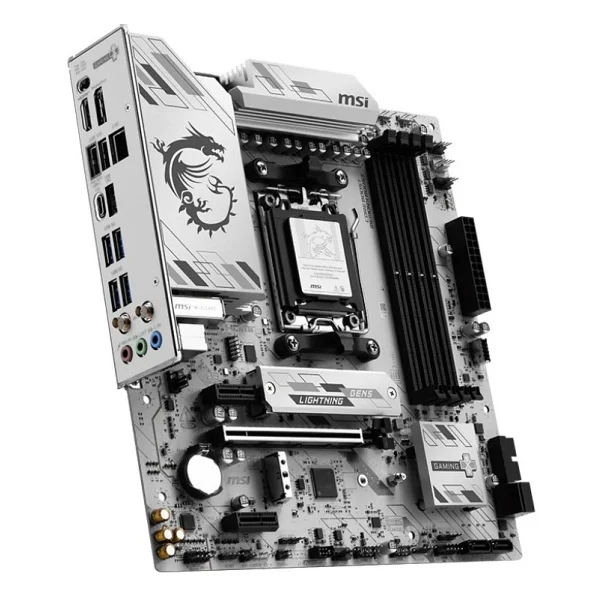 Msı B850m Gaming Plus Wıfı6e AMD Am5 DDR5 Micro Atx Anakart - Görsel 2