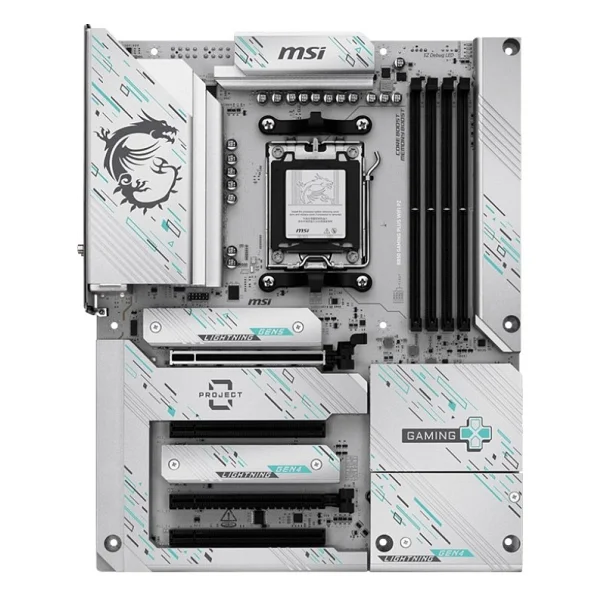 Msı B850 Gaming Plus Wi-Fi Pz AMD Am5 DDR5 Atx Anakart - Görsel 2