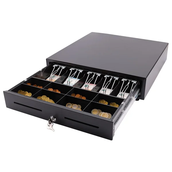 Olympia Xld 460a Geniş Tip Metal Para Çekmecesi (8 Bozuk Para, 4 Kağıt Para Bölmeli) - Görsel 5