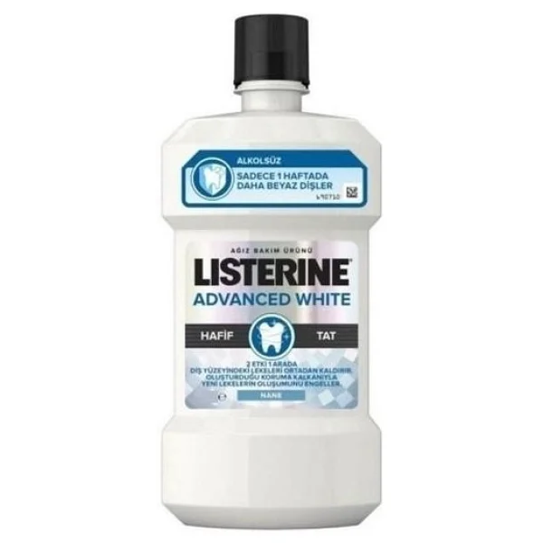 Listerine Advanced White Hafif Tat 250 Ml Gargara - Görsel 3