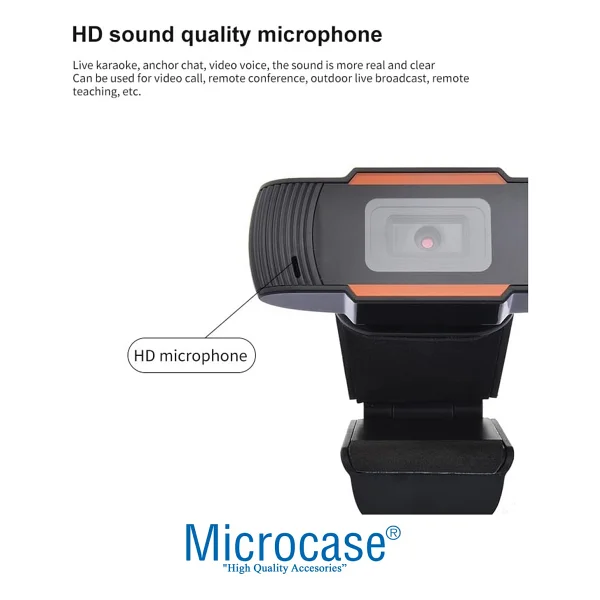Microcase AL5152 Mikrofonlu Webcam - Görsel 3