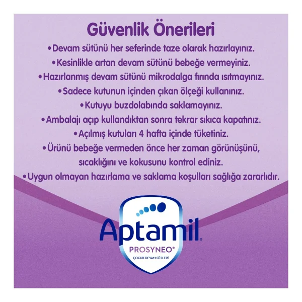 Aptamil Prosyneo 2 Devam Sütü 800 Gr - Görsel 10