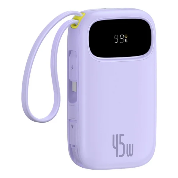 Baseus Enerfill Fc31 Mor 20000 mAh Hızlı Şarj Powerbank - Görsel 2