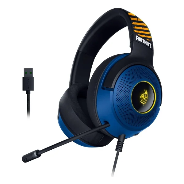 Razer Kraken V3 X Fortnite Edition RZ04-03750500-R3M1 RGB USB Kablolu Kulak Üstü Oyuncu Kulaklığı - Görsel 3