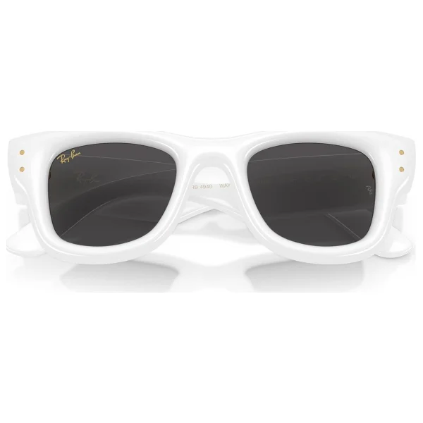 Ray-Ban Wayfarer Puffer 4940 671/87 White-Black Güneş Gözlüğü - Görsel 6