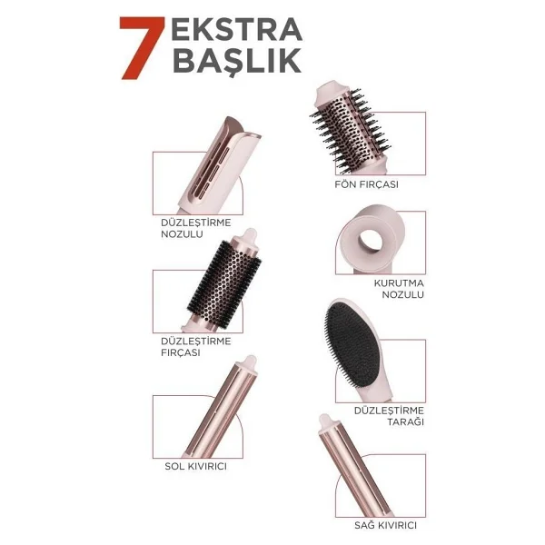 Torima Thd-01 7in1 Saç Şekillendirme Seti - Görsel 4