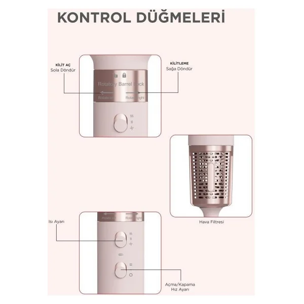 Torima Thd-01 7in1 Saç Şekillendirme Seti - Görsel 5