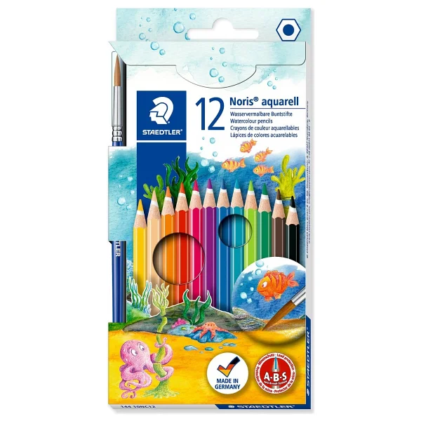 Staedtler Noris Clup Aquarell 12'li Sulu Boya Kalemi - Görsel 8