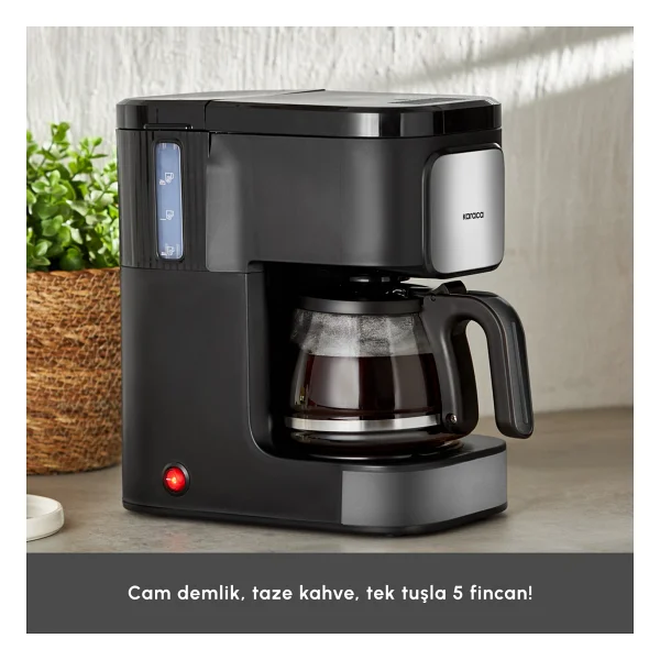 Karaca Just Coffee Aroma 2in1 Inox Çay Ve Filtre Kahve Makinesi - Görsel 7