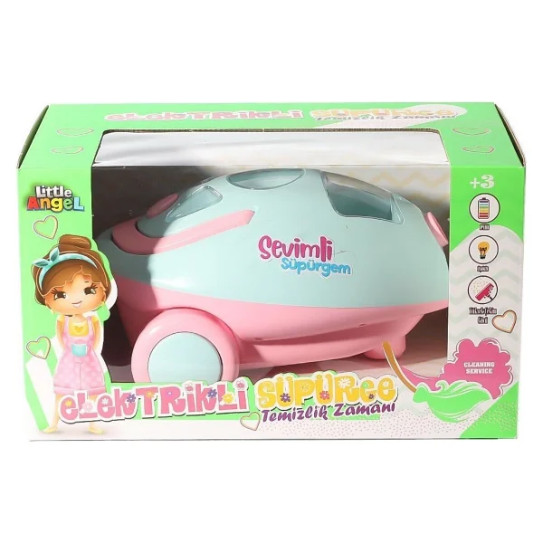 Oydaş Kutulu Pilli Neşeli Süpürge Büyük Boy - Pembe - Görsel 3