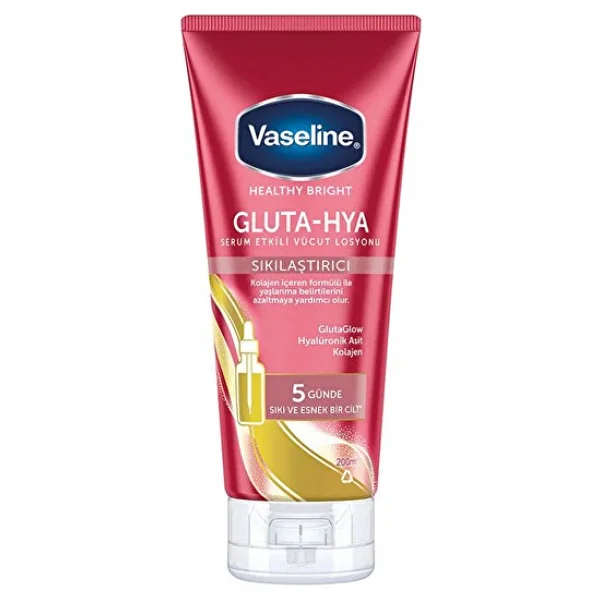 Vaseline Gluta-Hya Sıkılıaştırıcı Vücut Losyonu 200 Ml - Görsel 3
