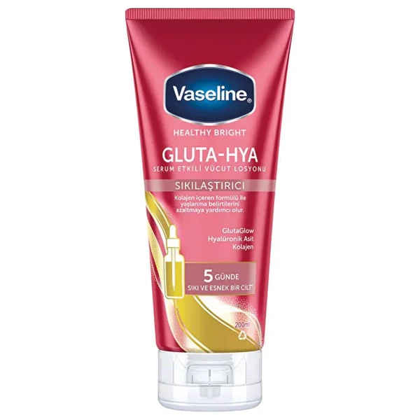 Vaseline Gluta-Hya Sıkılıaştırıcı Vücut Losyonu 200 Ml - Görsel 2
