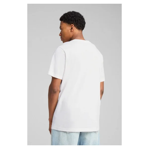 Puma Essentials No. 1 Logo 682532-02 Beyaz Kısa Kollu Yuvarlak Yaka Erkek Tişört - Görsel 2