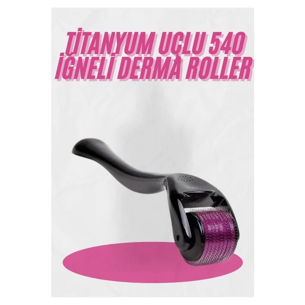 Kaktüs Jack Dermaroller Titanyum 540 Iğneli 1 Mm Saç Kaş Sakal Serum Kullanıma Uygun - Görsel 6
