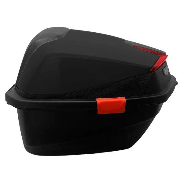 Wheelıe Xt01-Fs 32 Litre Motosiklet Arka Çanta Buzlu Siyah Parlak Su Geçirmez Abs Çift Kilitleme Üniversal - Görsel 2