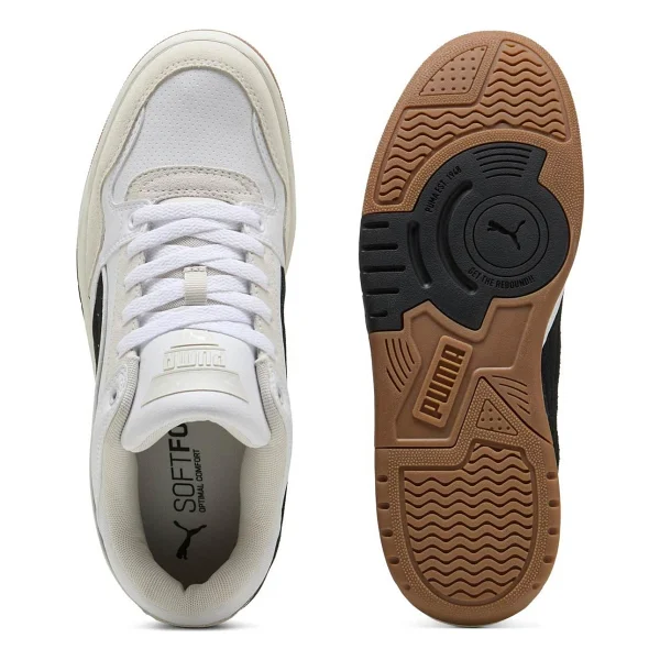 Puma Rebound Retro Sd 400214-01 Beyaz-Siyah Spor Ayakkabı - Görsel 6