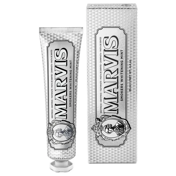 Marvis Whitening Mint Sigara İçenler İçin Beyazlatıcı 85 Ml Florürlü Diş Macunu - Görsel 6