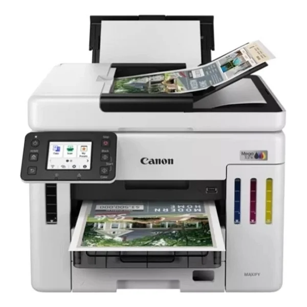 Canon Maxify Gx7140 Wi-Fi + Tarayıcı + Fotokopi + Faks Renkli Çok Fonksiyonlu Tanklı Mürekkep Püskürtmeli Yazıcı - Görsel 3