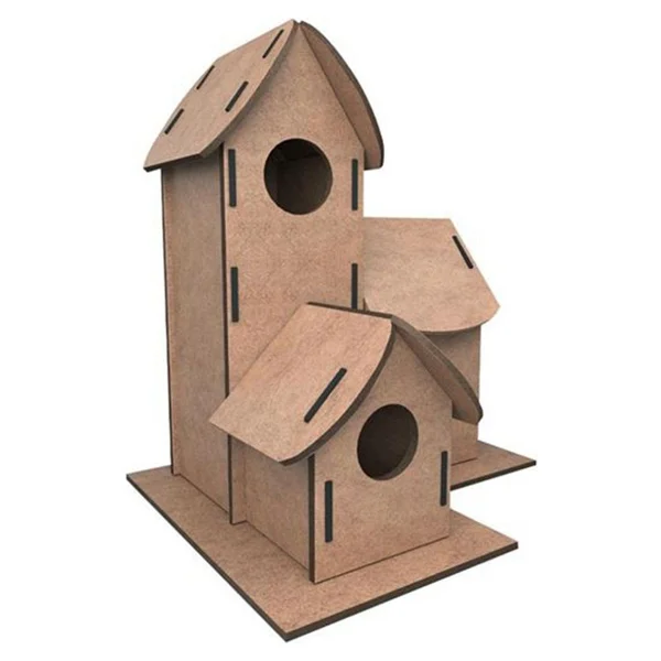 Kumtoys Kuş Evi 3'lü - Görsel 2