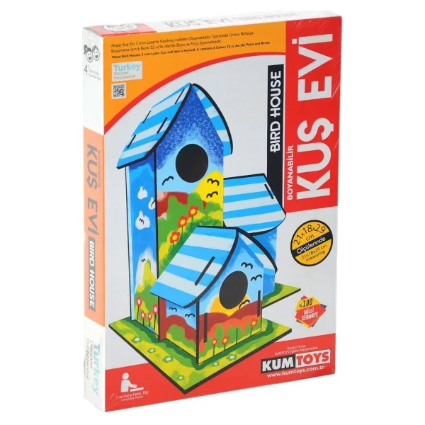 Kumtoys Kuş Evi 3'lü - Görsel 5