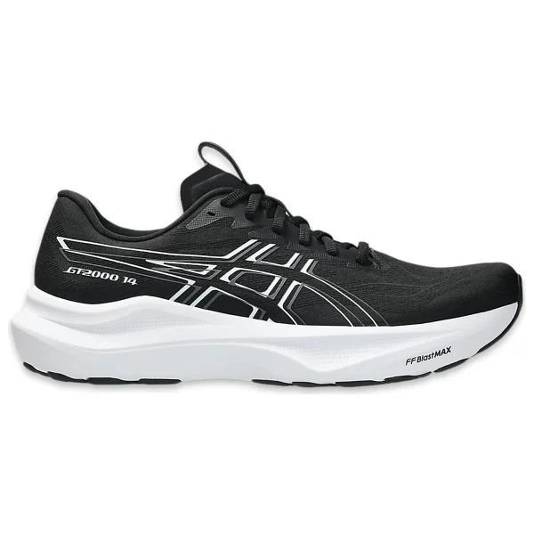Asics Gt-2000 14 1011c056-001 Siyah-Beyaz Erkek Koşu Ayakkabısı - Görsel 2