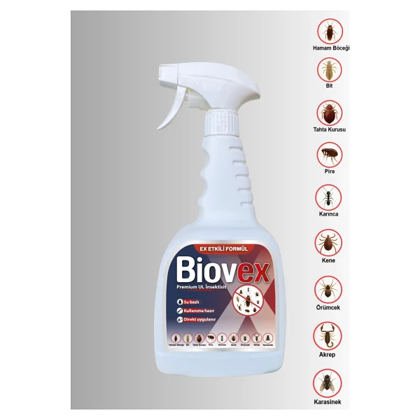 Biovex Premium UL İnsektisit Haşere İlacı 1 lt - Görsel 5
