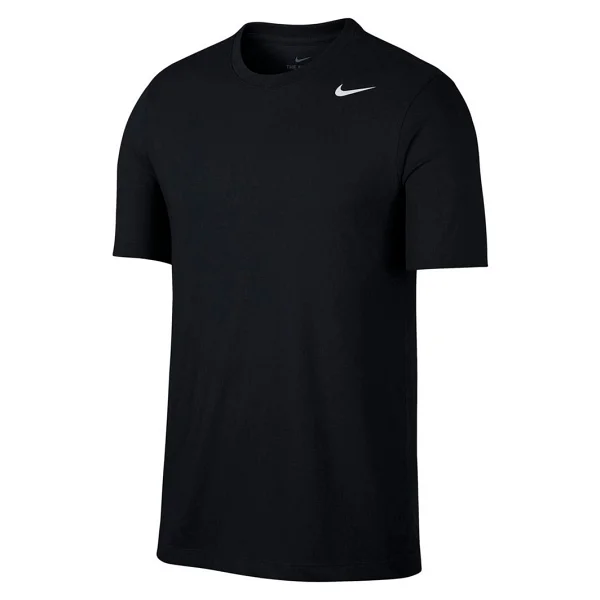 Nike Dri-Fit Crew Solid AR6029-010 Siyah Kısa Kollu Bisiklet Yaka Erkek Tişört - Görsel 2