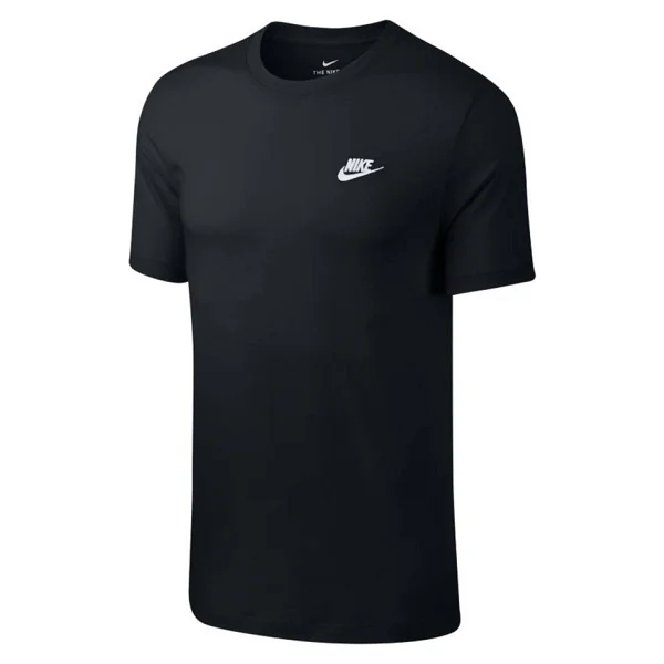 Nike Sportswear Club AR4997-013 Siyah Kısa Kollu Bisiklet Yaka Erkek Tişört - Görsel 7