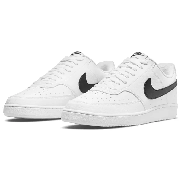 Nike Court Vision Low Next Nature Dh2987-101 Beyaz-Siyah Erkek Spor Ayakkabı - Görsel 4