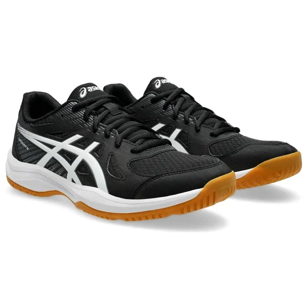 Asics Upcourt 6 1071a104-001 Siyah-Beyaz Erkek Voleybol Ayakkabısı - Görsel 9