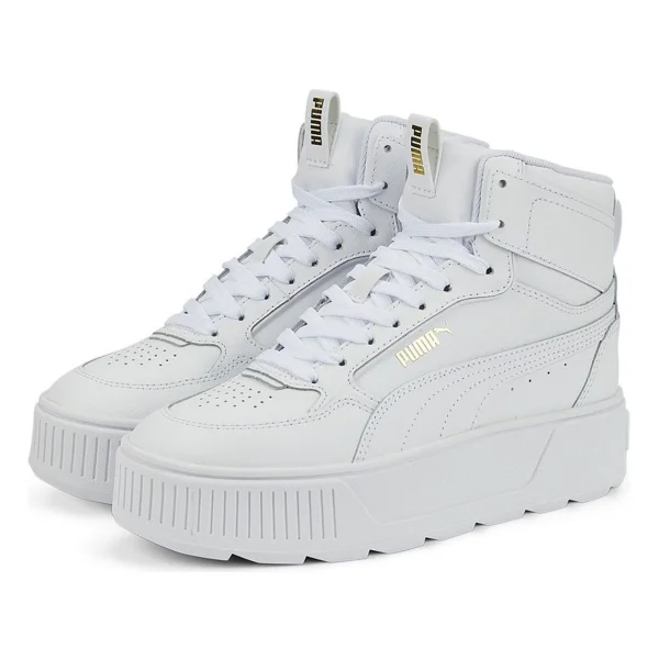 Puma Karmen Rebelle Mid 387213-01 Beyaz Kadın Spor Ayakkabı - Görsel 7