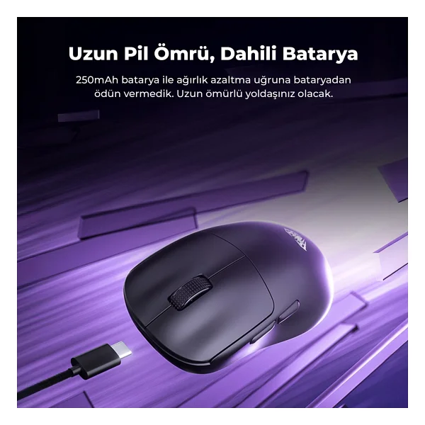 Aula Sc800 Lightweight Optik Kablolu/Kablosuz Oyuncu Mouse - Görsel 9