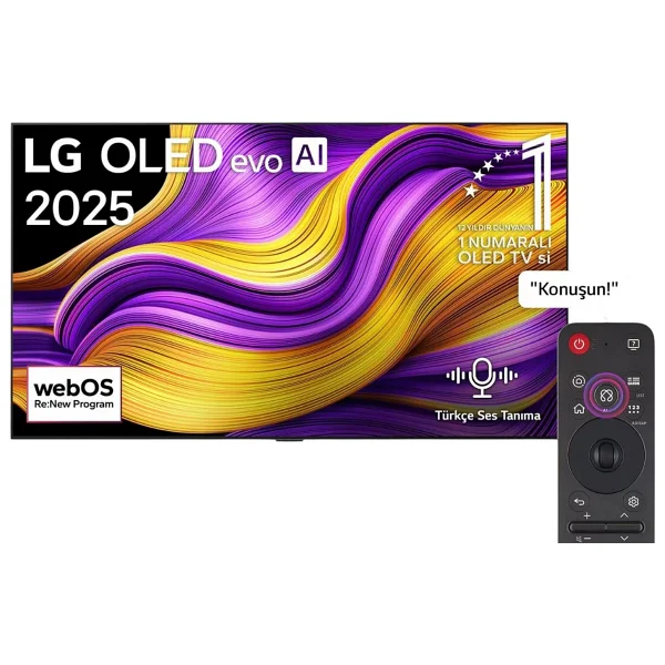 Lg Oled65g55lw 4K Ultra HD 65" 165 Ekran Uydu Alıcılı Webos Smart OLED Evo TV - Görsel 10
