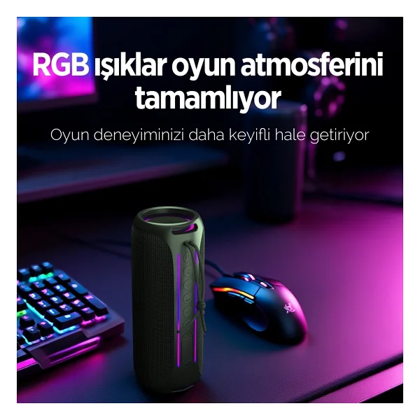 Nowgo F6 Siyah Bluetooth Hoparlör - Görsel 8