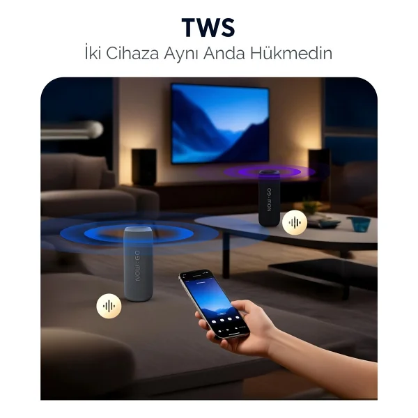 Nowgo F6 Siyah Bluetooth Hoparlör - Görsel 9